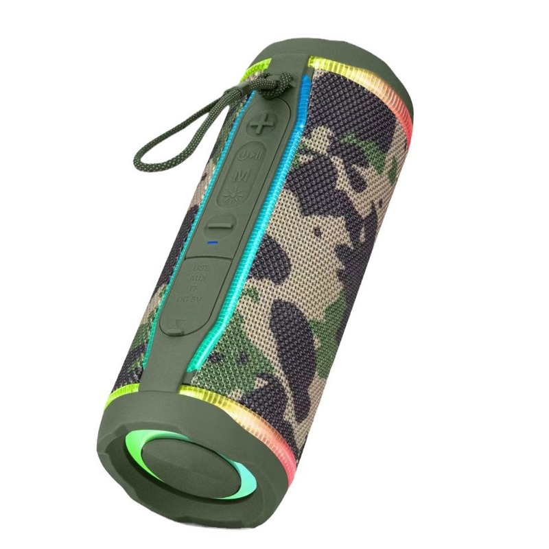 新しい Bluetooth M8 ミニスピーカー屋外防水オーディオサイクリングサブウーファーホーム雰囲気ライト挿入カード|undefined