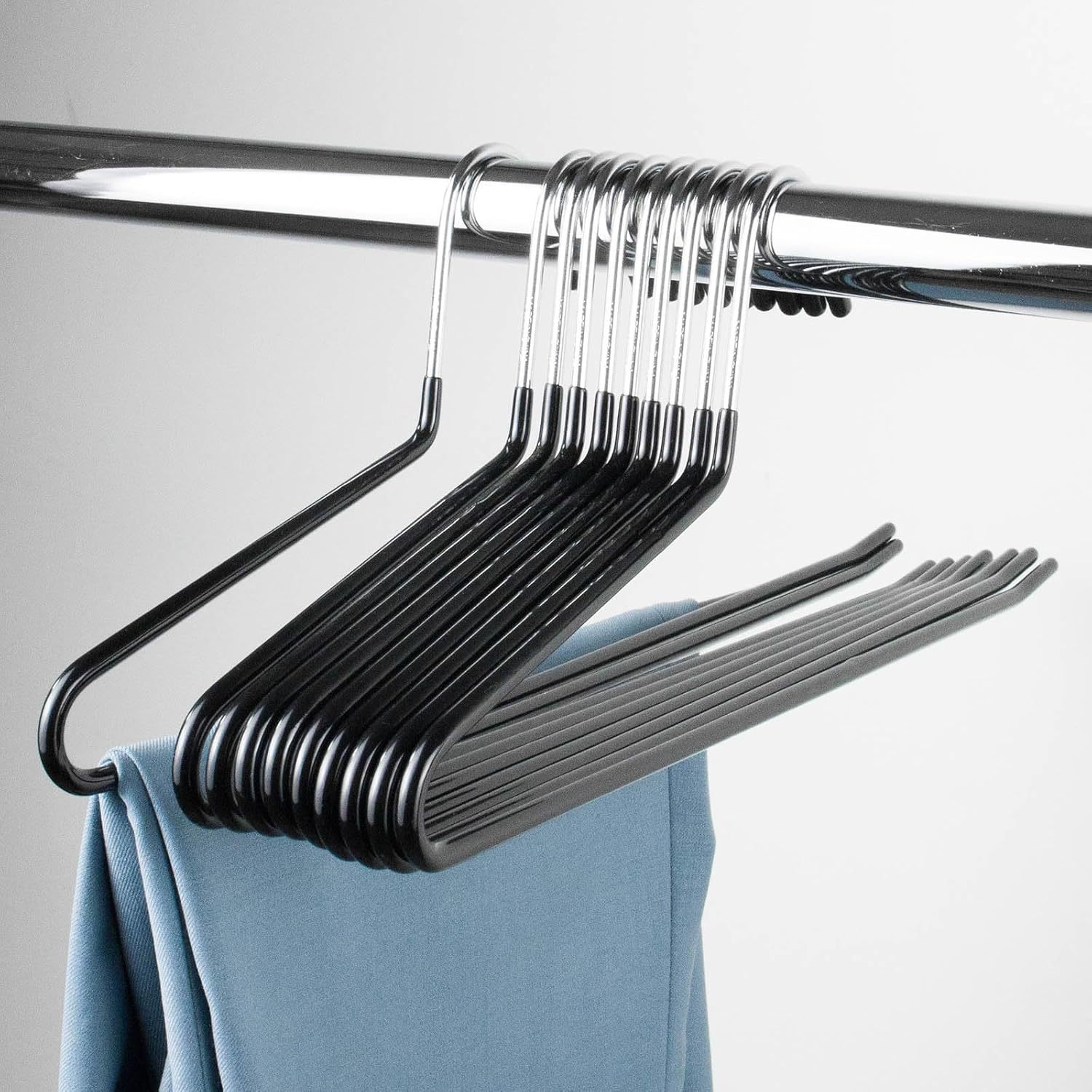 Percha multifuncional para ropa, perchero multicapa para pantalones, 6 ganchos, 8 clavijas, 10 pinzas, perchero plegable, perchero para sombreros y cinturones, almacenamiento de ropa interior