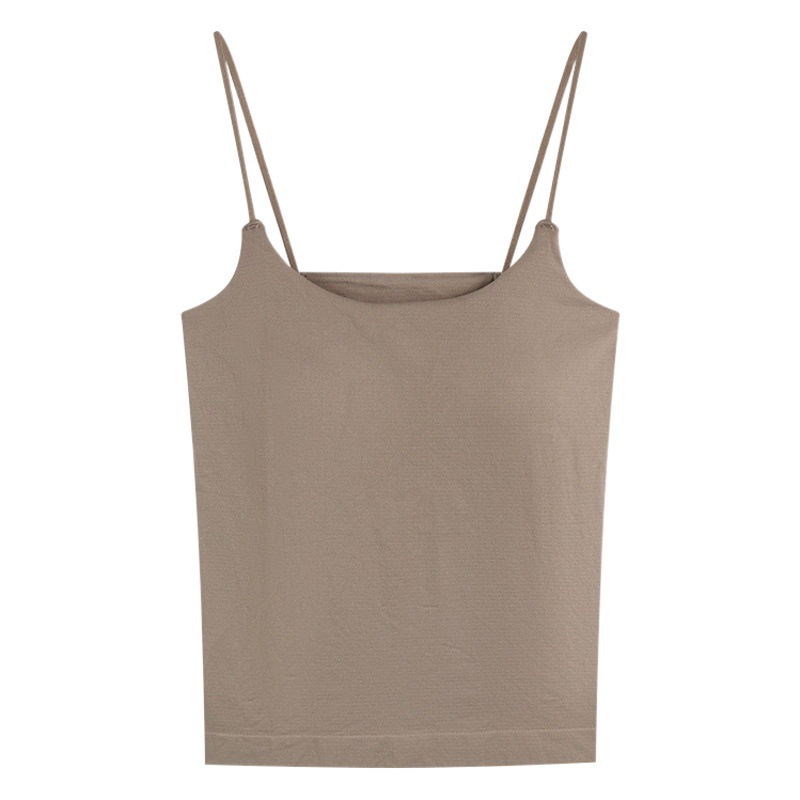 Nuevo estilo de belleza espalda camisola taza fija de las mujeres desgaste interior y exterior chica caliente casual tubo superior camisola mujeres