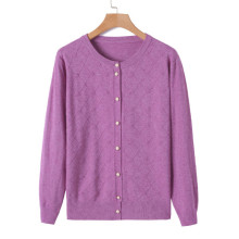 源头工厂中年妈妈秋气质针织开衫新款中老年女装秋季休闲毛衣上衣