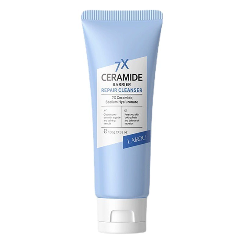 Очищающее средство для лица LAIKOU с керамидами, 100 г, увлажняющее и питательное, для экспорта за границу