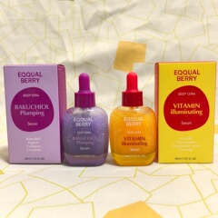 跨境EQQUAL BERRY补骨脂酚丰盈维他命精华液Bakuchiol Volumizing