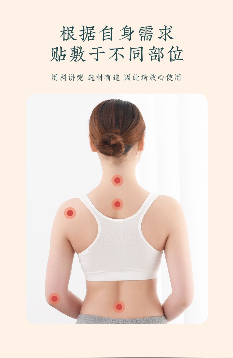 Honghua Lingzhi Tougu Patch Herbal Warming Body Patches for Neck Shoulder Waist and Legs 20 Patches per Box key features