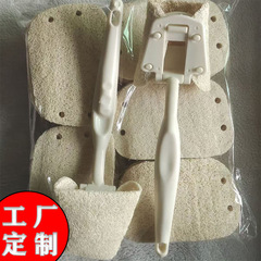 天然ヘチマ食器洗いタオル、ヘチマ鍋ブラシ、雑巾、ヘチマ鍋ブラシ、除染、ノンスティックオイルたわし、交換可能なヘッド