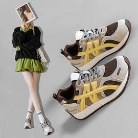 85095复古炸街厚底阿甘鞋女2026春秋季新款网红百搭休闲运动鞋ins