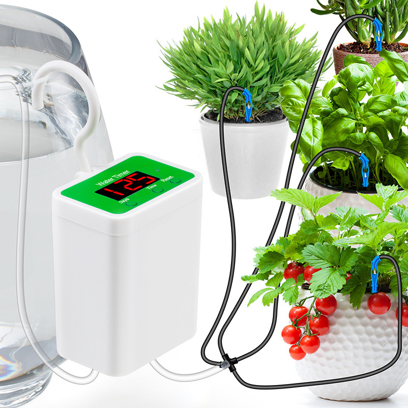 Cross-Border Household Drip Irrigation Watering Machine for Plants, Automatic Watering Device for Lazy People, Timed Flower Care, Intelligent Watering Gadget Cross-Border Household Drip Irrigation Watering Machine for Plants, Automatic Watering Device for Lazy People, Timed Flower Care, Intelligent Watering Gadget