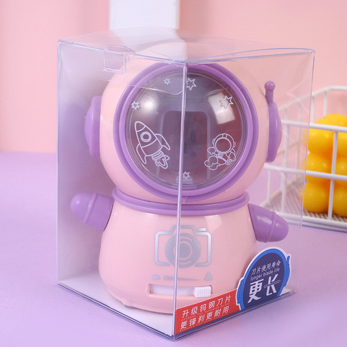 Xiaolingjing fully automatic pencil sharpener Astronaut Dr. Pig creative electric pencil sharpener dual power supply student pencil sharpener