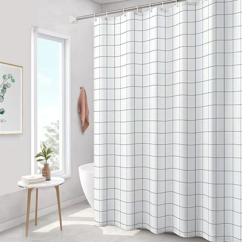 Comercio exterior EVA cortina de baño impermeable PVC cortina de baño cortina de separación de secos y húmedos cortina de baño