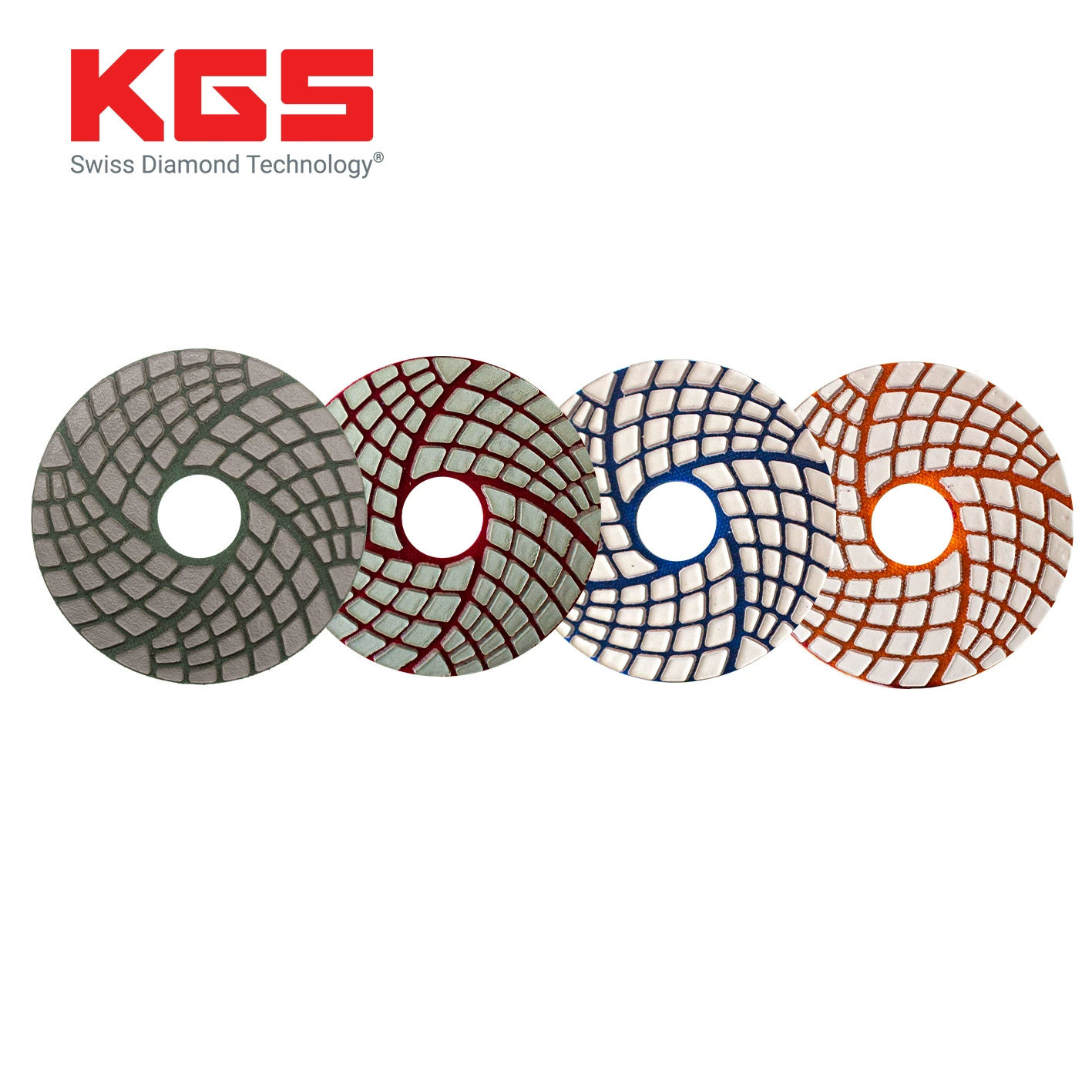 KGS Swiflex CHD2 четырехступенчатые шлифовальные диски для влажной и сухой обработки