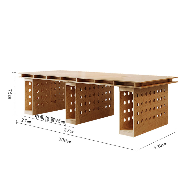 통나무색상/길이 3m*폭 1.2m*높이 0.75m