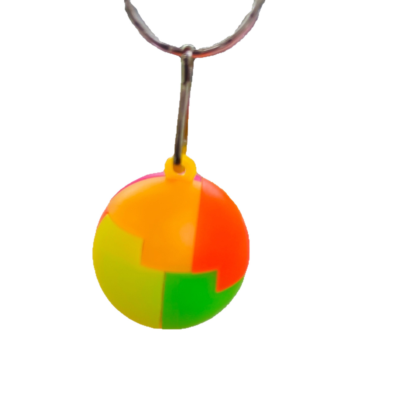Luban Lock Children's Creative Toys Educational Color Building Blocks Ball Pickup Rubik's Cube Ball Pendant Promotion