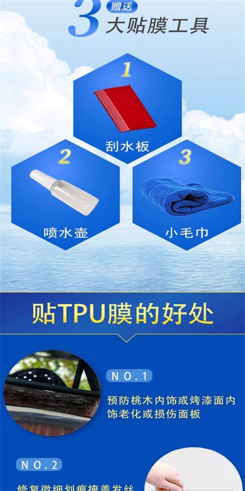 Suitable for 25 Models of Hyundai Tucson L, Tucson Central Control Air Conditioning Interior Protective Film, Navigation Screen Film Modification Decoration