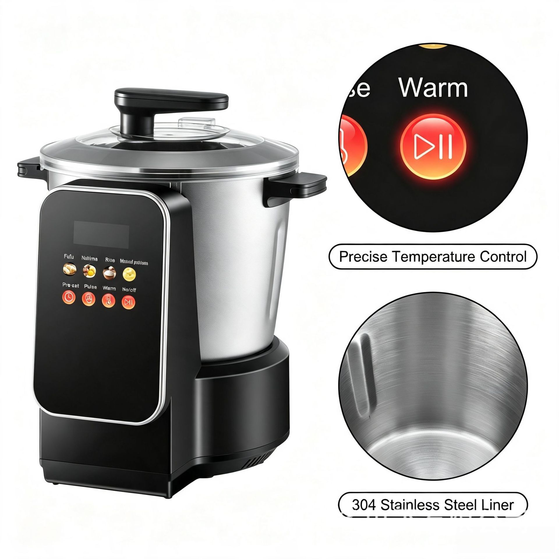 Swallow-Maker, Fufu-Maker, Cassava- und Yam-Mixer, Mixer, Cassava-Maschine