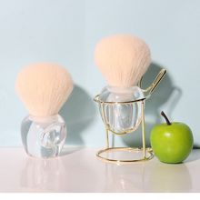 扇形小苹果散粉刷便携时尚可爱腮红刷尼龙毛单支彩妆工具批发迷你