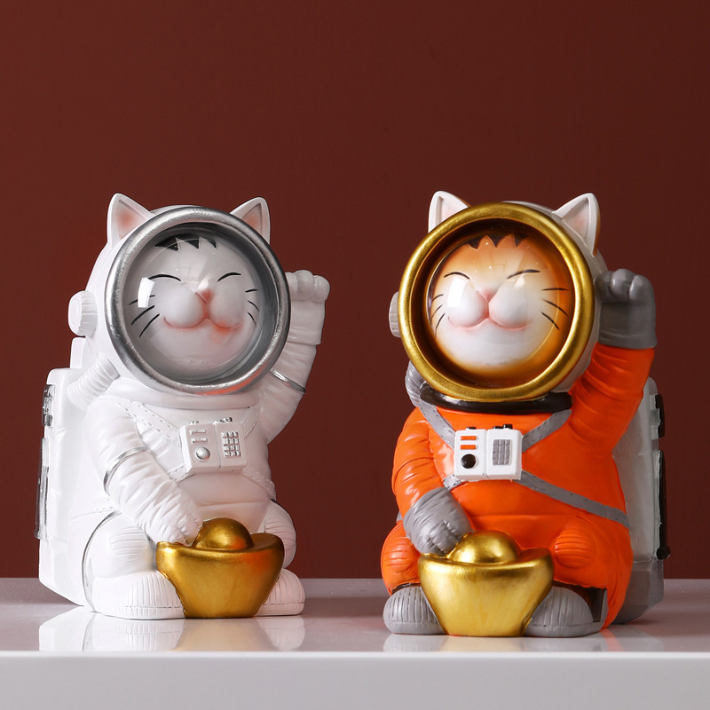 Cartoon Creative Lucky Cat Ornament Decoration Sticker QRCode Cashier Voice Store Opening Gift Gift