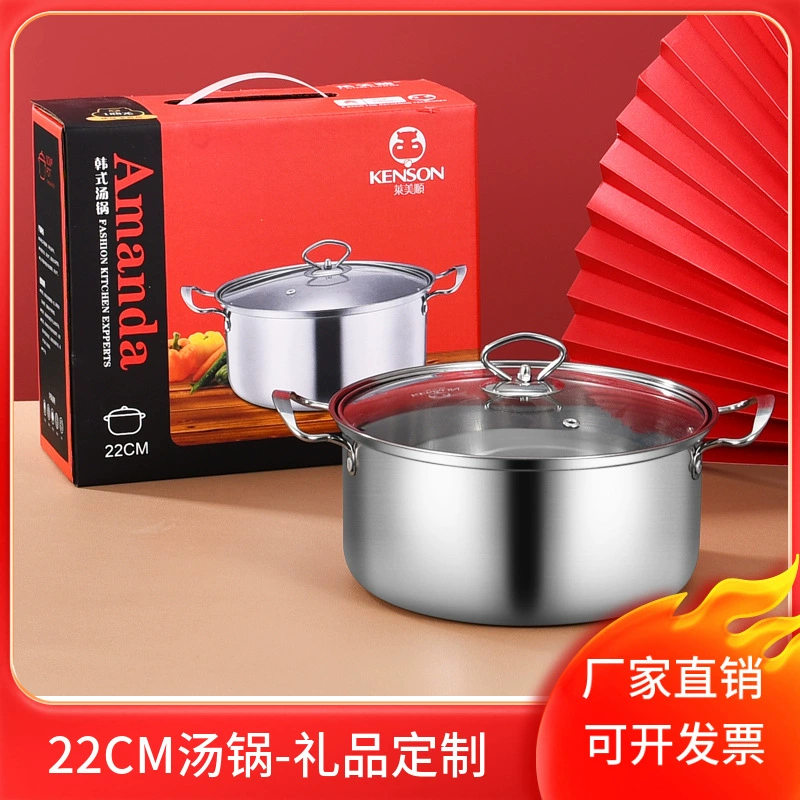 Производители прямых волос из нержавеющей стали кастрюля для супа