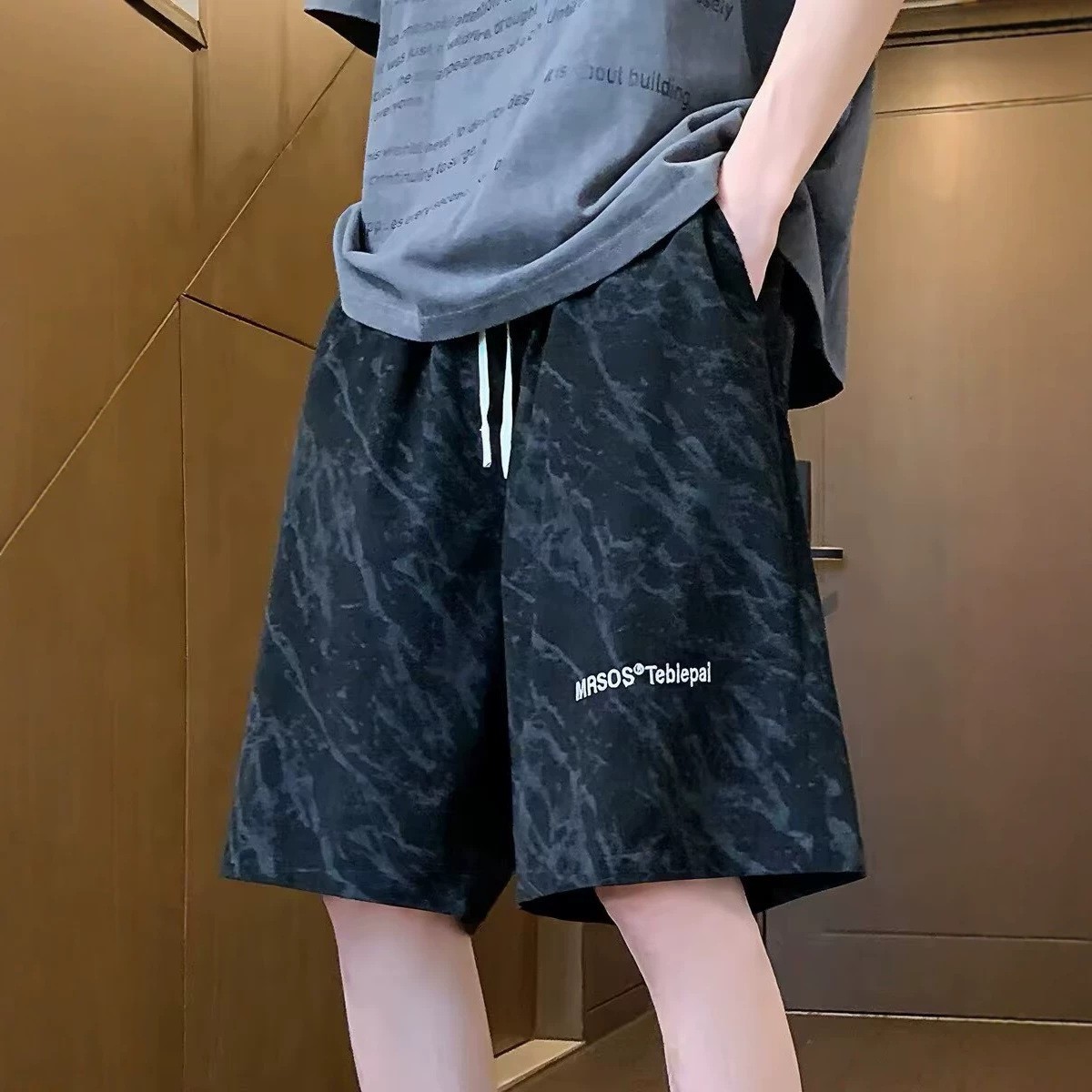 Casual Shorts for Men, Summer 2026 New Style, Oversized Trendy Brand Sports Shorts, Beach Five-Point Shorts 5
