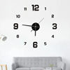 Nights watch Creative Clock Simple Wall Hanging Clock Wall -free living room home bedroom wall sticker quiet watch