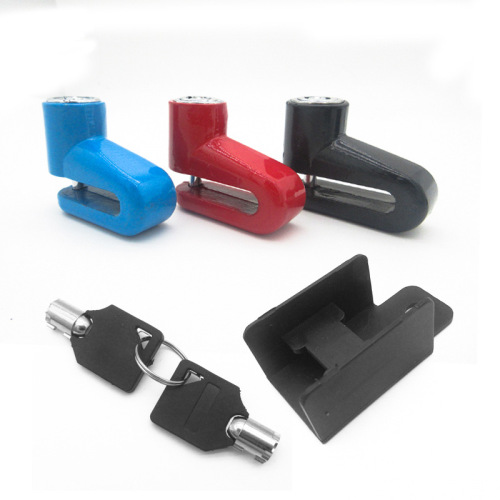 Bicycle lock, mountain bike disc brake lock, motorcycle electric bike disc brake key lock, cycling equipment accessories