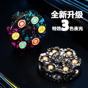 New Pure Copper Bullet Left Wheel Clamp Fingertip Gyroscopic Gyroscopic Decompression for Adults and Children