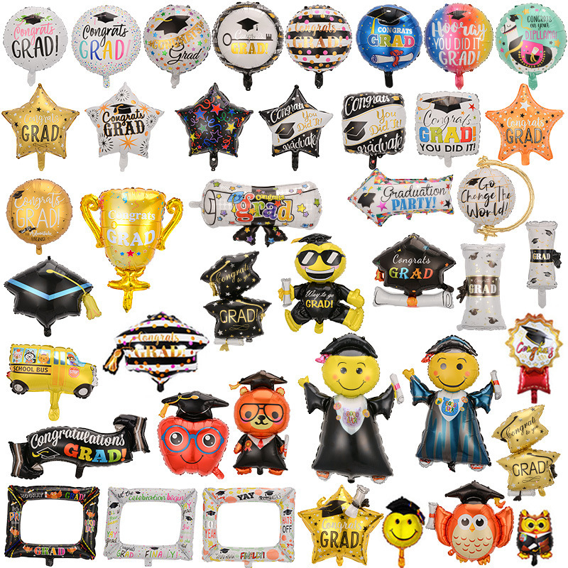 Cross -border graduation party decorative balloon graduation season…
