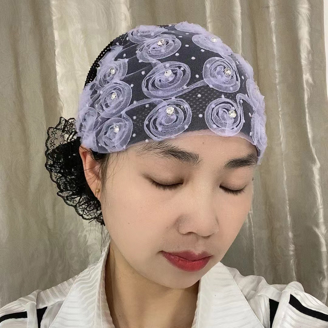 Hair cap gray
