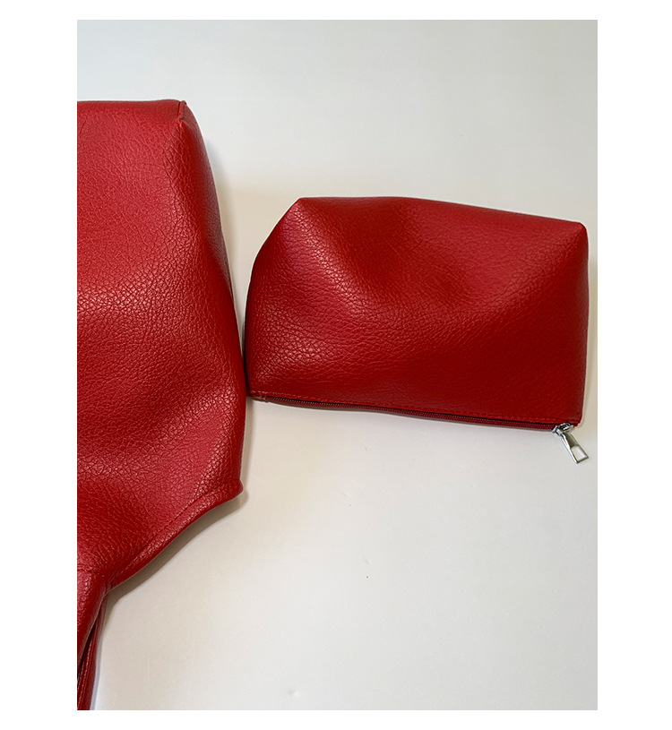 Large-capacity bag for women's summer, 2025 new style fashionable retro shoulder bag, textured tote bag for class and commuting undefined