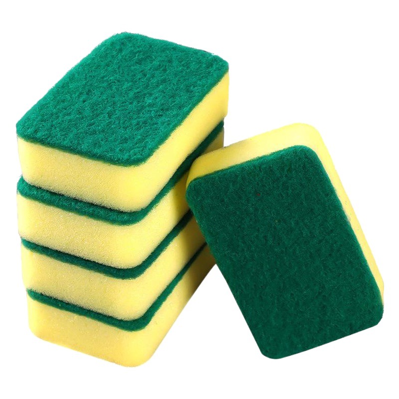 Esponja para lavar platos de alta densidad esponja de limpieza de la cocina esponja bloque de limpieza del hogar almohadilla para lavar platos cepillo de tela esponja de olla