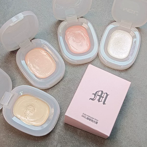Bang Bang Powder Highlighting Cream Milk Powder Nude Makeup Matte Concealer for Tear Troughs and Dark Circles Facial Shadow Face Brightening and Contouring for Women