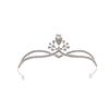 Zirconium for bride, hair accessory for princess, crown, simple and elegant design