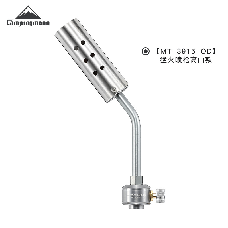 CAMPINGMOONBBQFire Ignition Carbon Alpine Model With Preheating Pipe Flamethrower Stainless Steel Fierce Flame Spray Gun