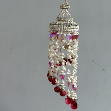 胡蝶风铃天然螺贝壳洋特色工艺品创意家居装饰挂饰 挂件小风铃