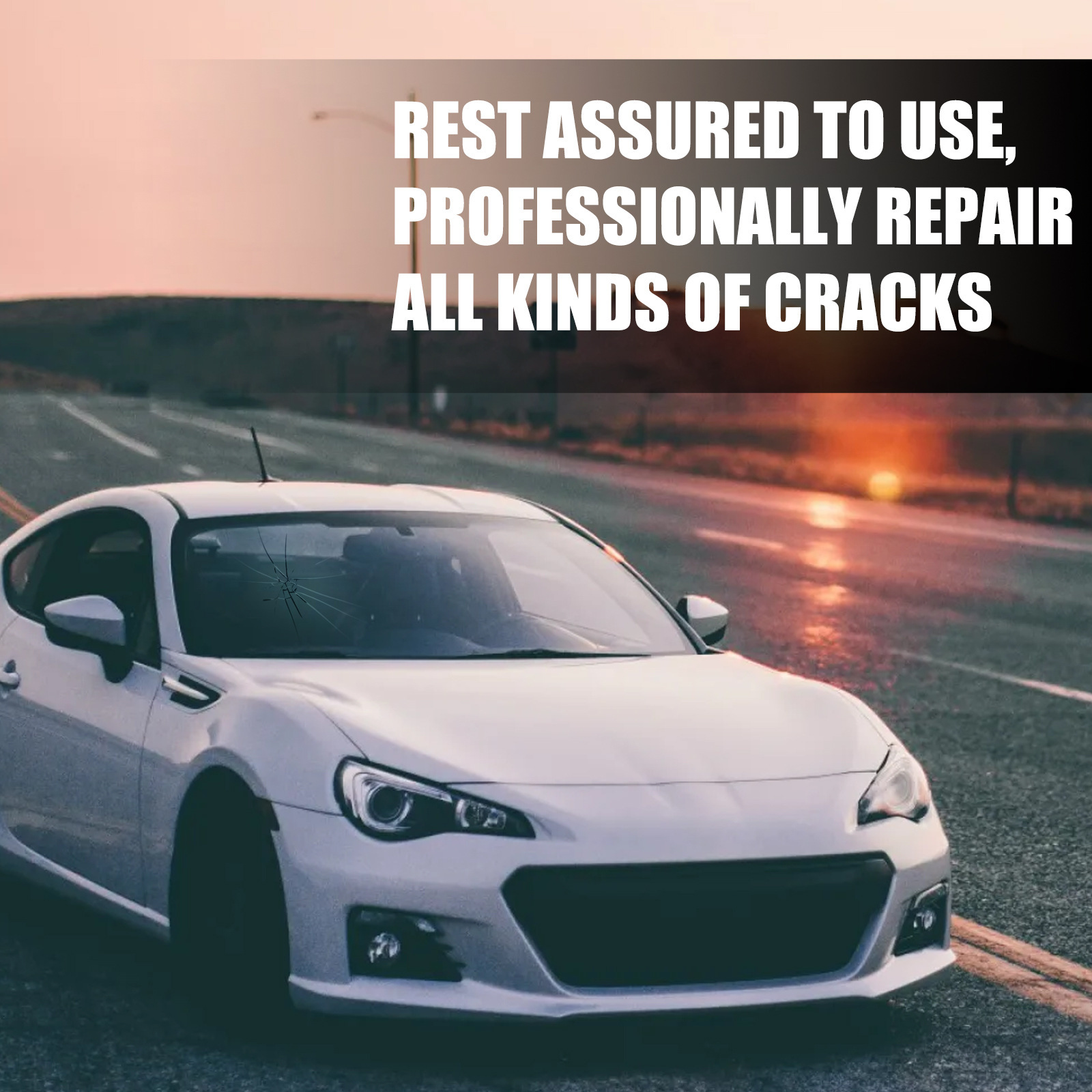 windshield crack repair car windshield repair adhesive liquid glass crack liquid