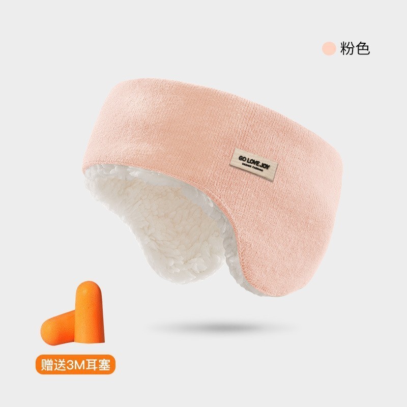 Invierno nuevas orejeras cálidas orejeras de punto de lana a prueba de viento a prueba de frío anticongelante orejeras forradas de lana DEZ43