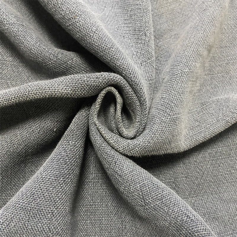 YF 纯亚麻布料 麻棉雨露麻布料 沙发靠垫坐垫软包抱枕布桌布面料