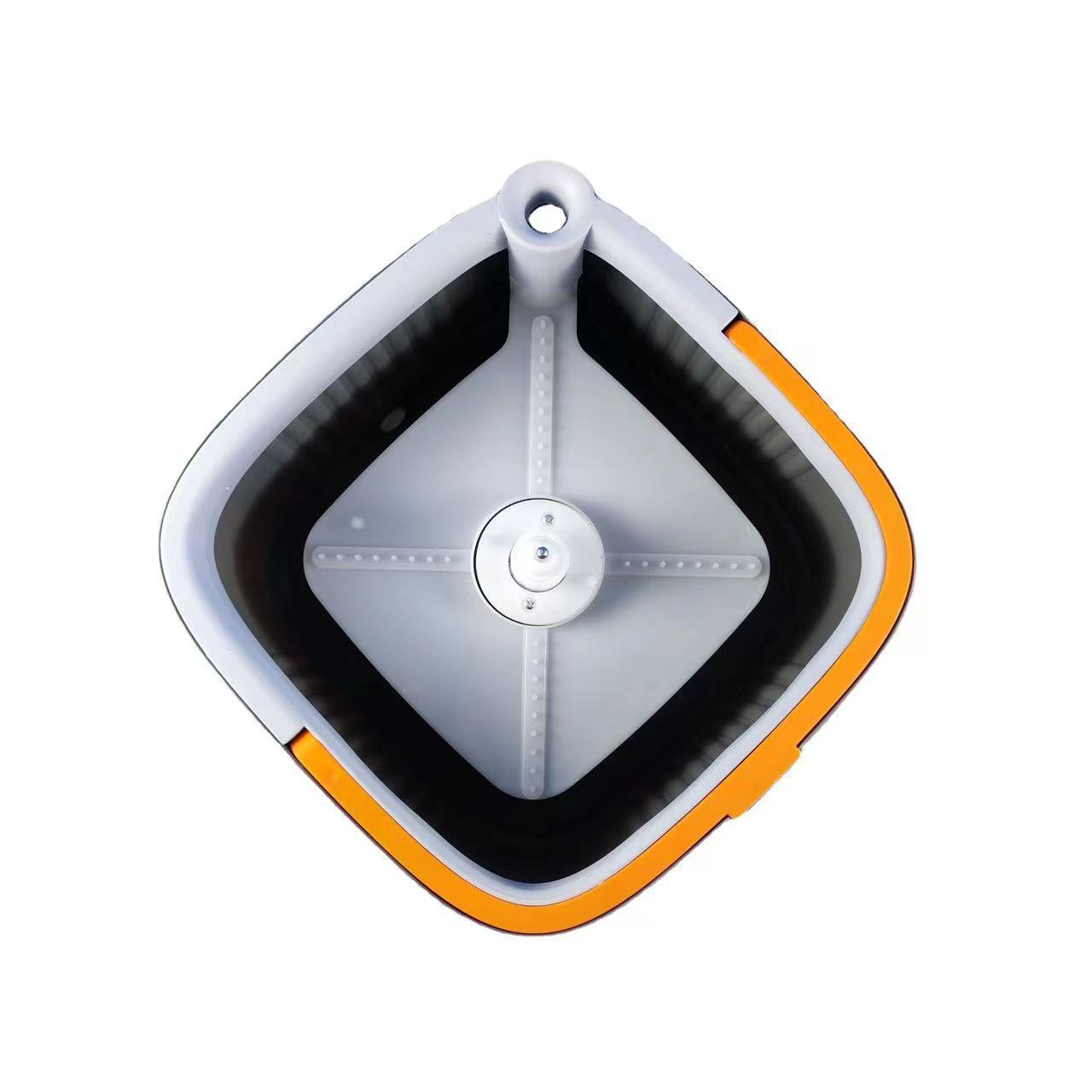 Nuevo trapeador giratorio de separación de aguas residuales, sin lavado a mano, trapeador perezoso, barra retráctil engrosada, trapeador cuadrado