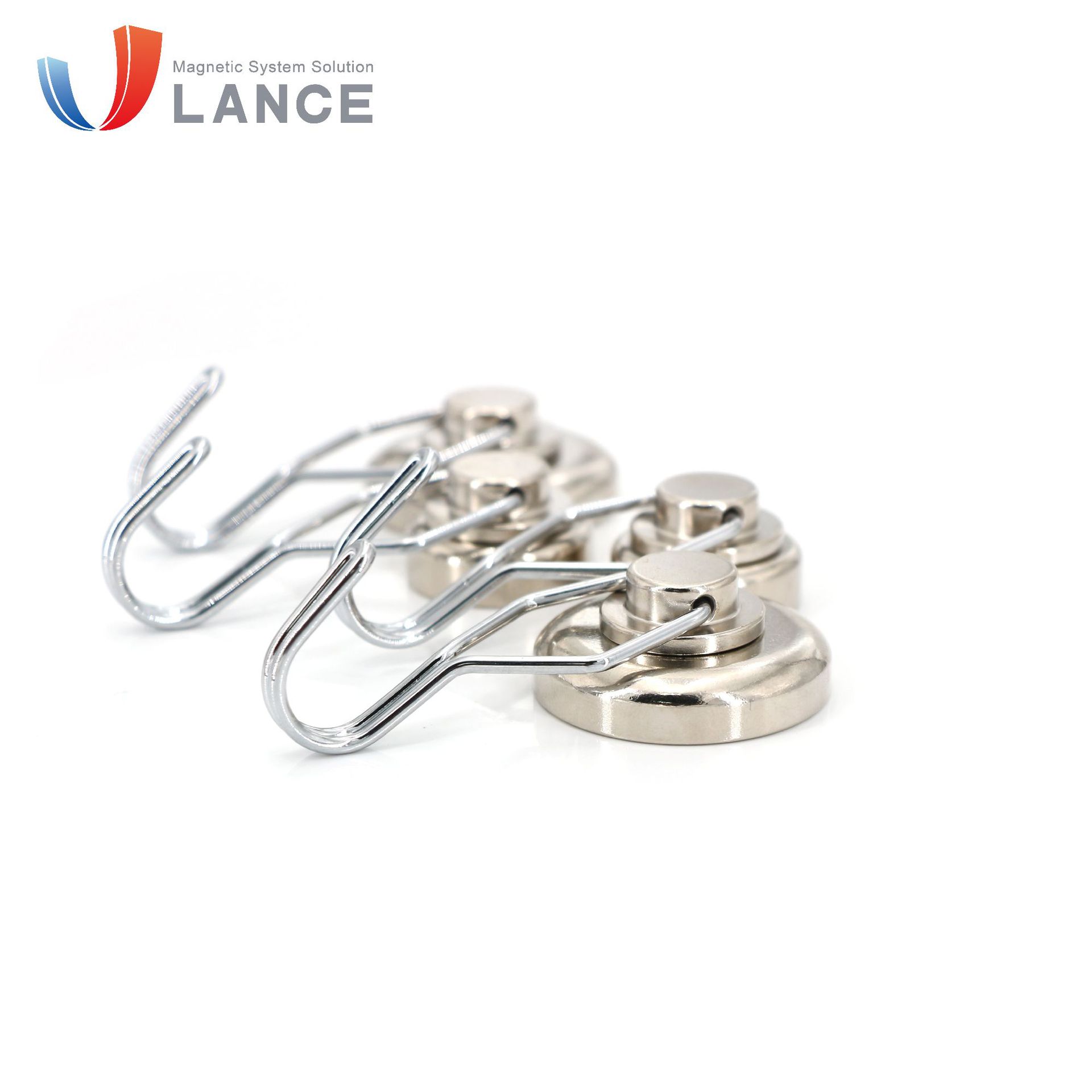 Gancho giratorio magnético giratorio gancho lechón magnético fuerte gancho de hierro magnético giratorio de metal gancho magnético fuerte