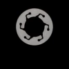Small round buckle 4# (bulk)