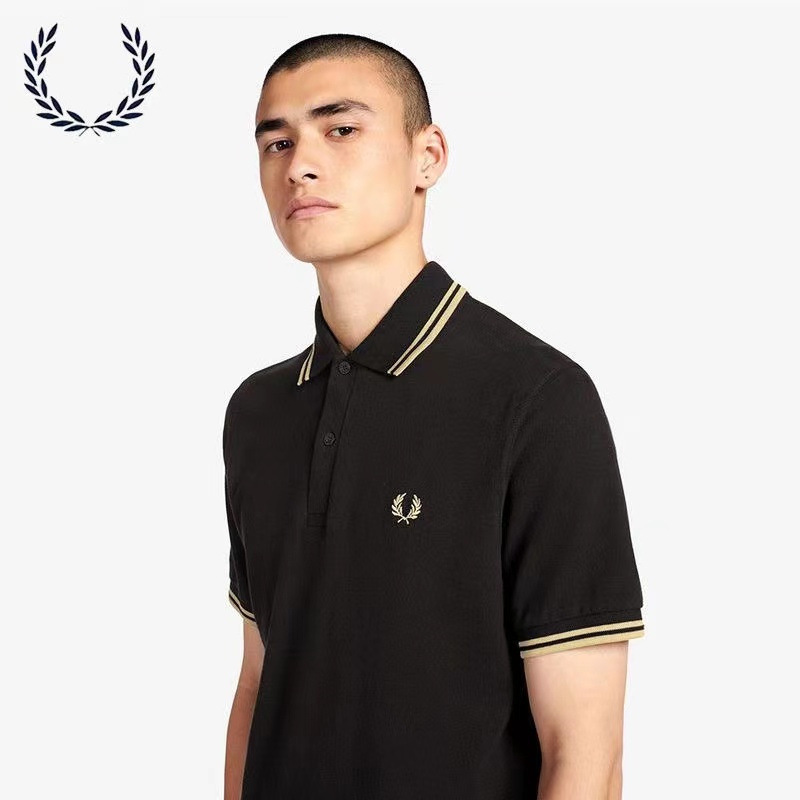 Wheat Ear Polo Shirt Men's New Summer Style Polo Shirt Short-Sleeved Casual Business Polo