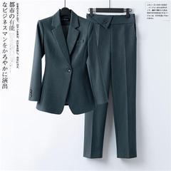 レディーススーツスーツ職業服高級感スーツ正装通勤面接小スーツジャケット通勤作業服