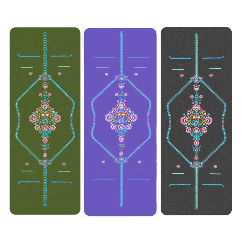 M9C2025 New Coconut Shell Frosted Natural Rubber Yoga Mat Professional Non-Slip Shock Absorption Yoga Studio Special Ready-Made L