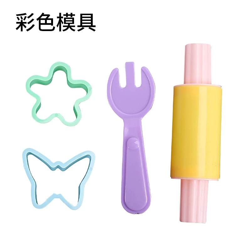 Plastic space sand, mold, ultra light set, clay, drum, 10 pieces