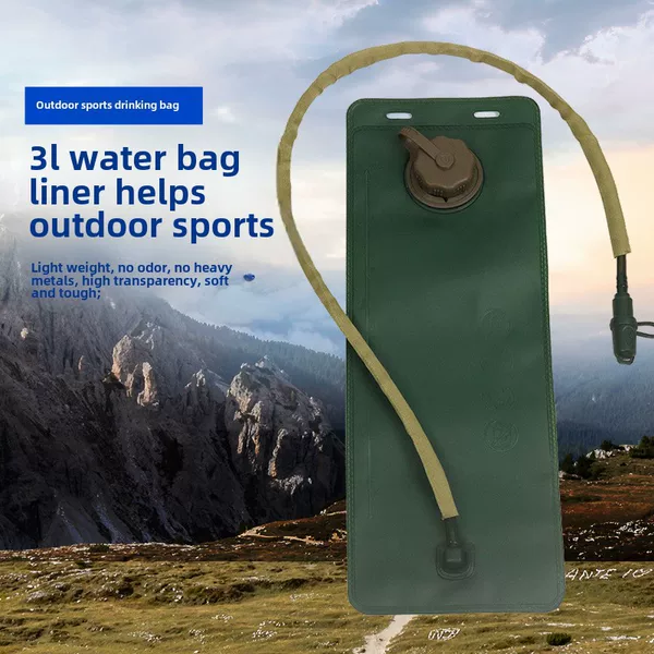 3 liters water bag high quality TPU water bag liner riding outdoor sports drinking water bag folding water bag