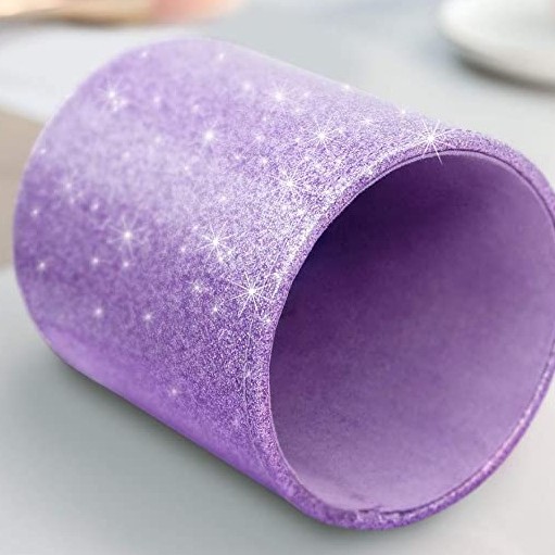 En stock de escritorio multifuncional maquillaje pluma contenedor de almacenamiento de cuero de la PU redonda contenedor de almacenamiento entidad fabricante suministro