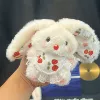 Длинноухий заяц в нагруднике с вишней (пищит)