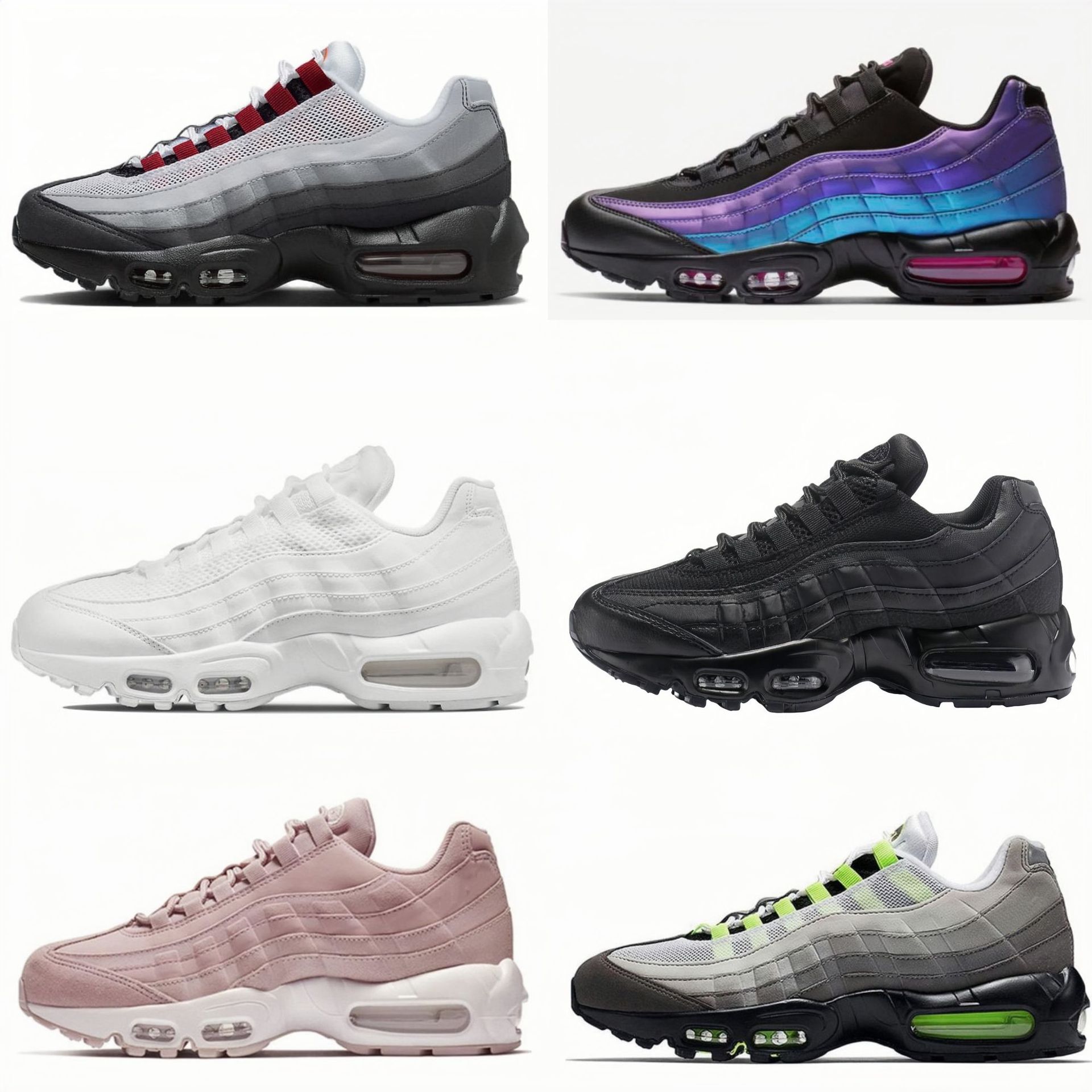 Max 95 zapatos de hombre, zapatos con colchón de aire, zapatos de mujer reflectantes 3M, zapatos deportivos amortiguadores de pareja, fábrica de comercio exterior, zapatos Putian al por mayor