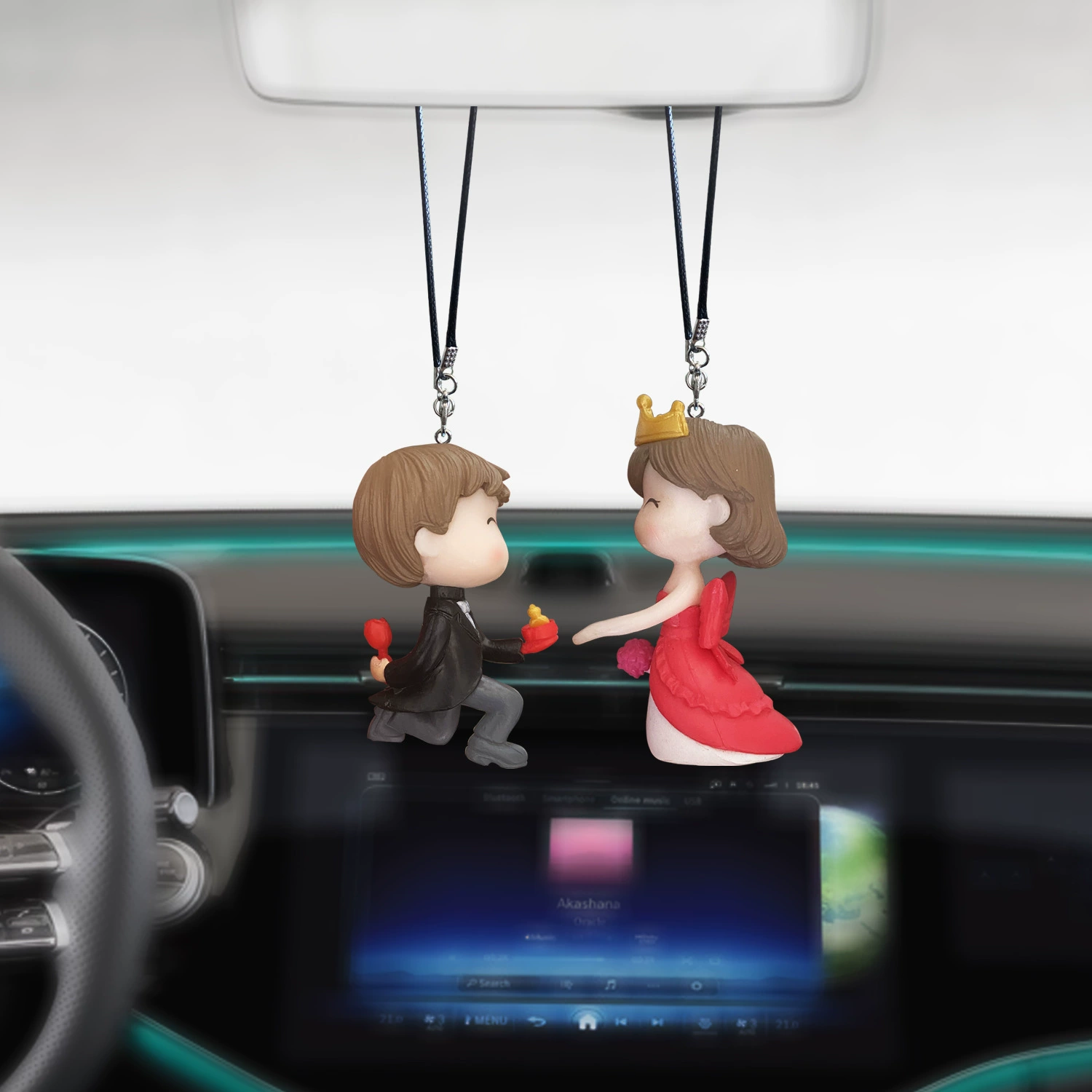 (Переходная торговля), кулон, симпатичное зеркало заднего вида для мальчиков и девочек, новая коллекция, для любимых