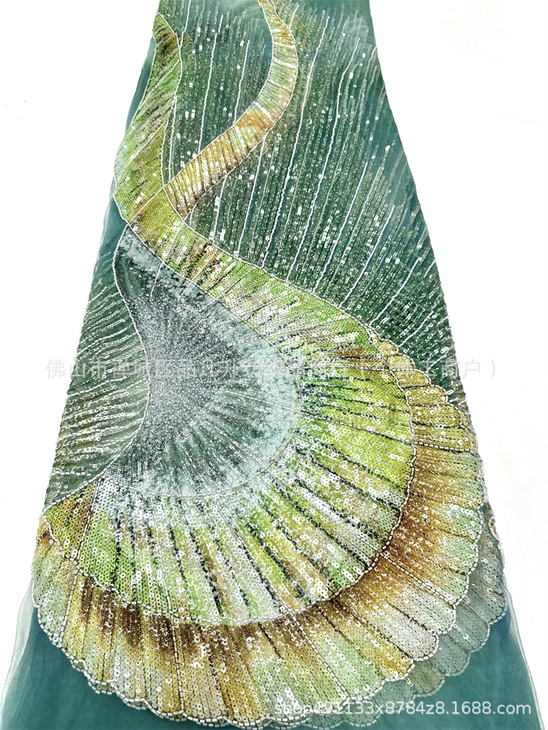 Fantasía de moda falda de sirena tela de sequilla vestido