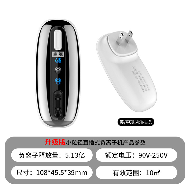 Upgraded US/Medium Gauge White, Two-Corner Jack, 0.513 billion Negative Oxygen Ion