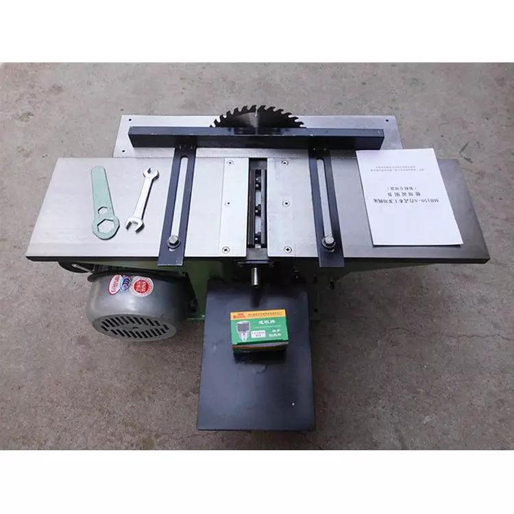 Mesa de carpintería multifuncional planadora de mesa tipo sierra eléctrica empujando mesa máquina de corte de placa